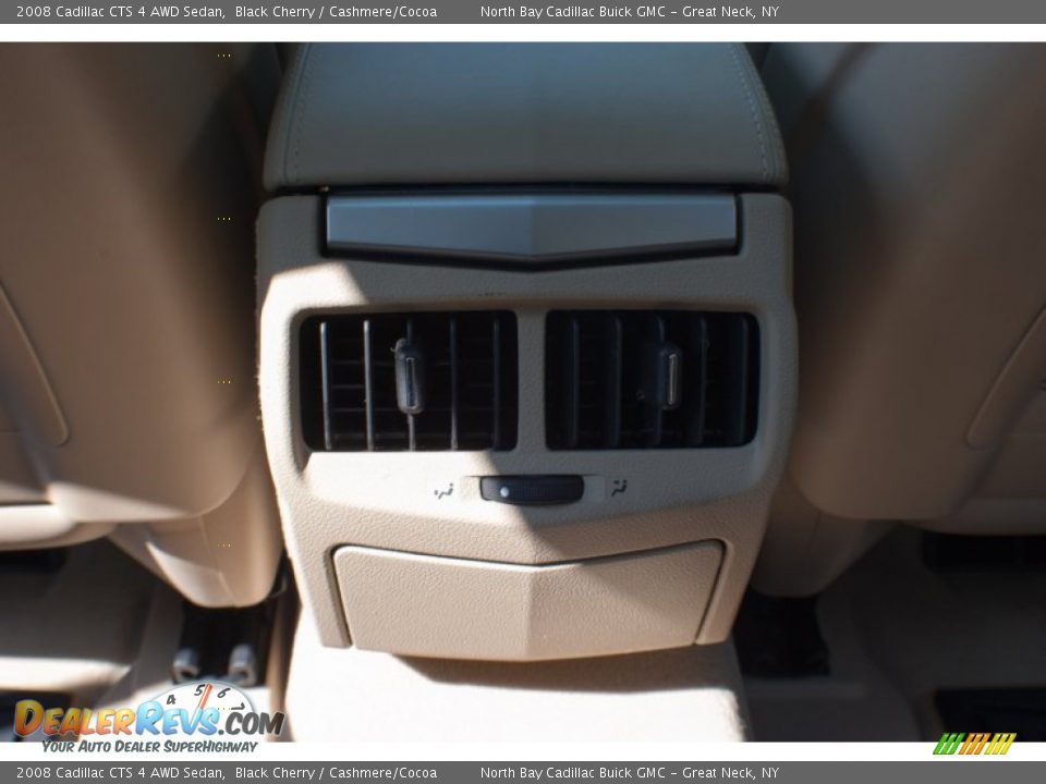 2008 Cadillac CTS 4 AWD Sedan Black Cherry / Cashmere/Cocoa Photo #17