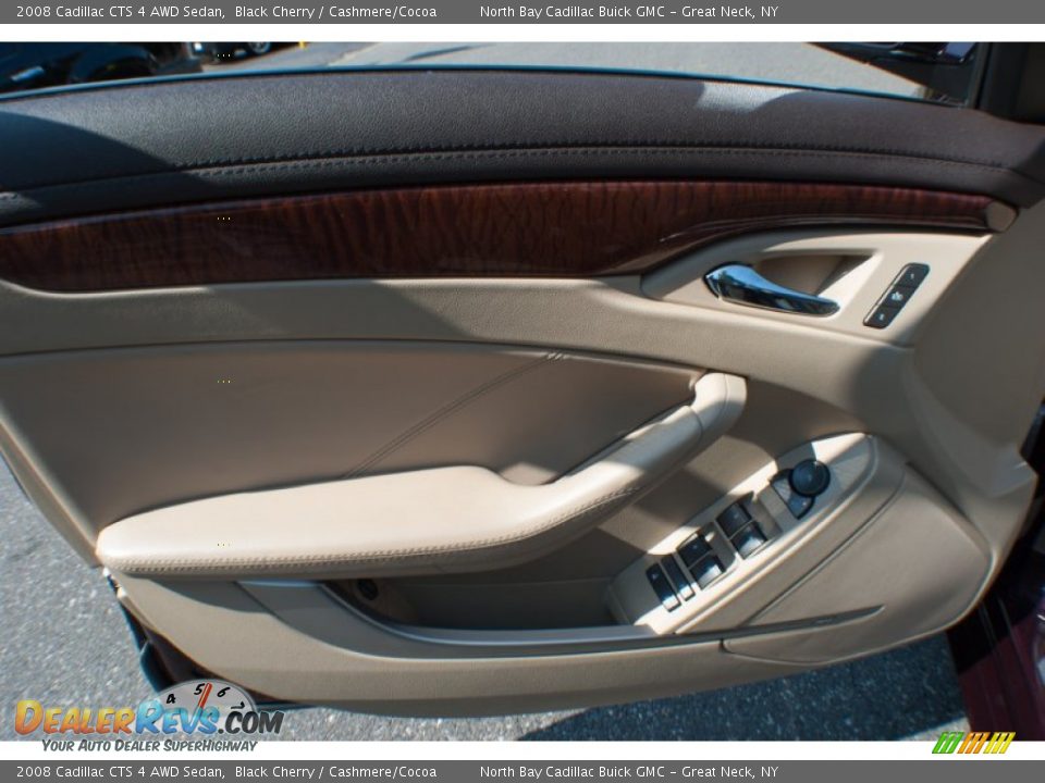 2008 Cadillac CTS 4 AWD Sedan Black Cherry / Cashmere/Cocoa Photo #19