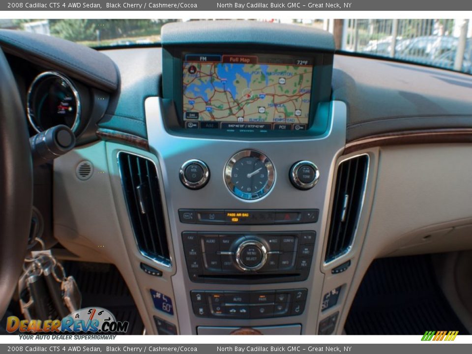 2008 Cadillac CTS 4 AWD Sedan Black Cherry / Cashmere/Cocoa Photo #21