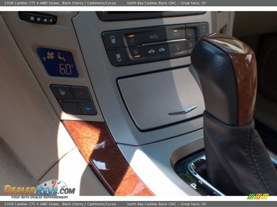 2008 Cadillac CTS 4 AWD Sedan Black Cherry / Cashmere/Cocoa Photo #25
