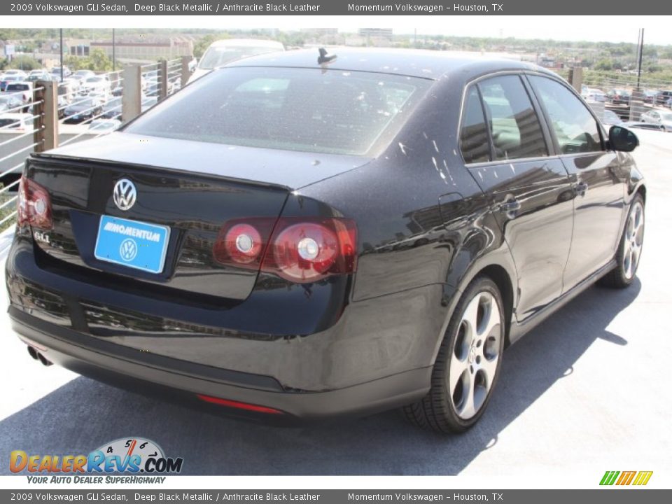 2009 Volkswagen GLI Sedan Deep Black Metallic / Anthracite Black Leather Photo #5