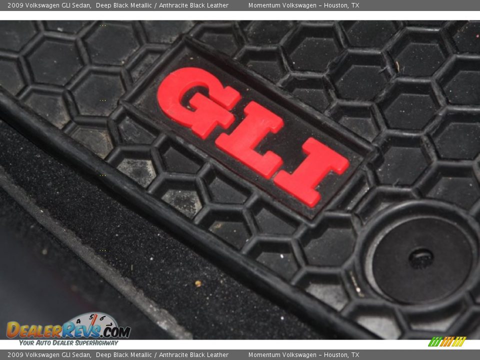 2009 Volkswagen GLI Sedan Deep Black Metallic / Anthracite Black Leather Photo #11