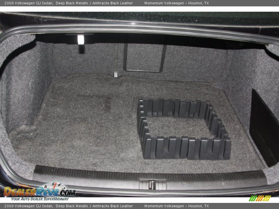 2009 Volkswagen GLI Sedan Deep Black Metallic / Anthracite Black Leather Photo #22