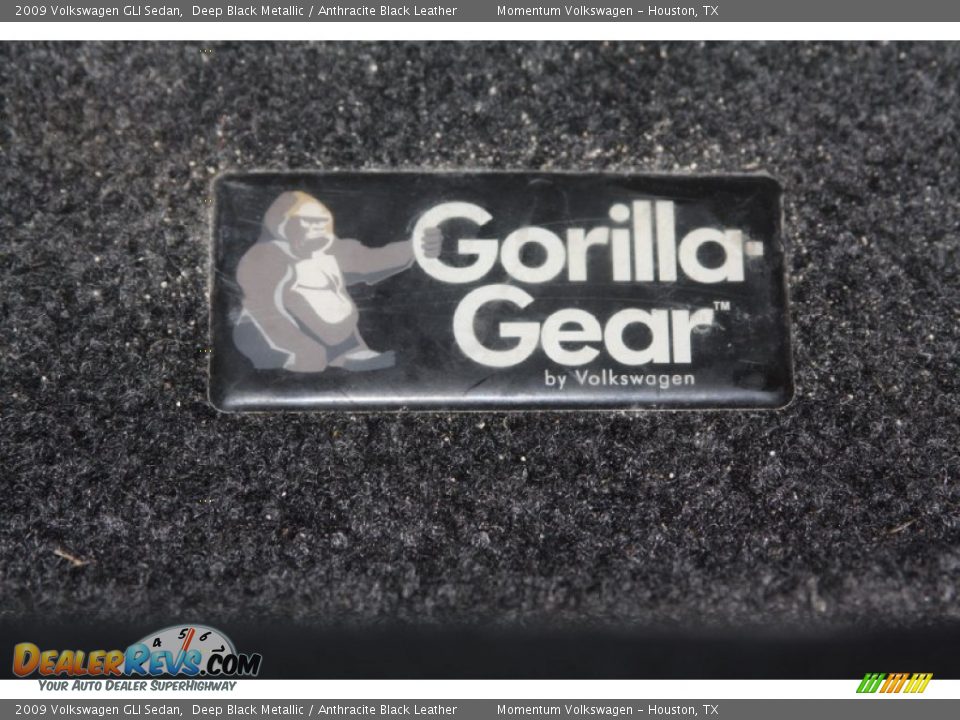 2009 Volkswagen GLI Sedan Deep Black Metallic / Anthracite Black Leather Photo #23