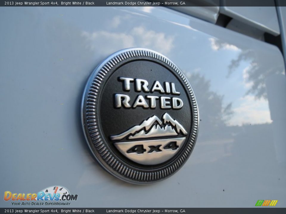 2013 Jeep Wrangler Sport 4x4 Bright White / Black Photo #6