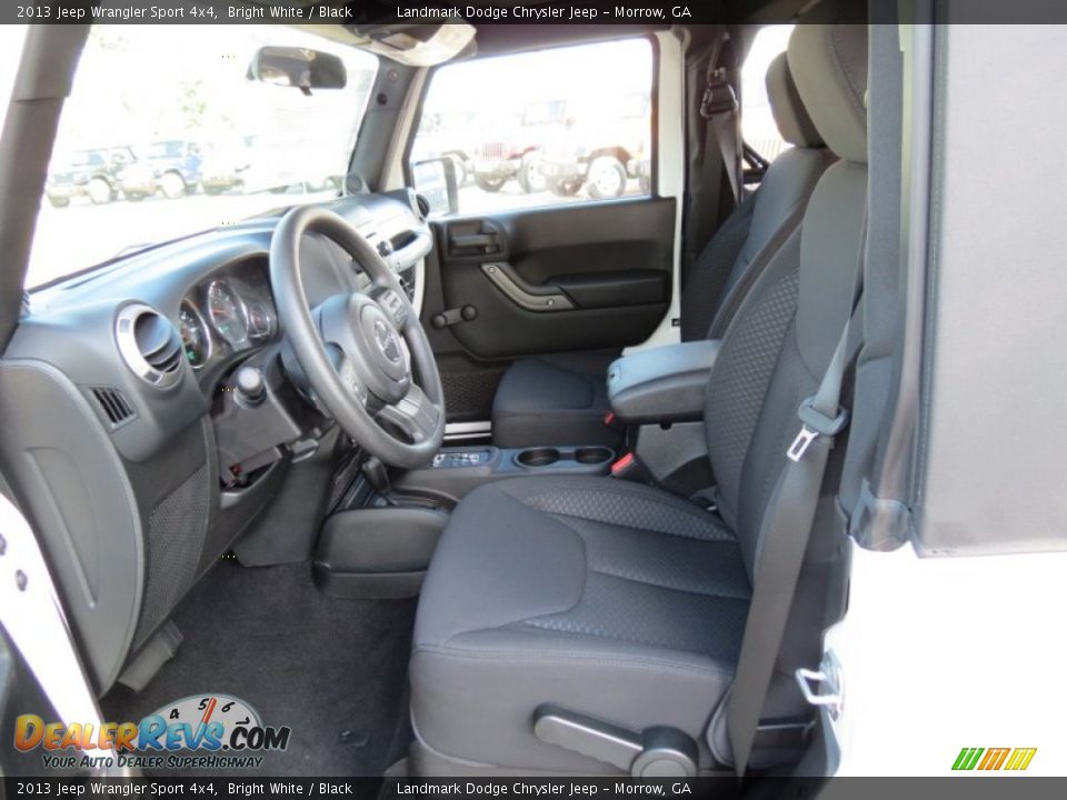 Black Interior - 2013 Jeep Wrangler Sport 4x4 Photo #7