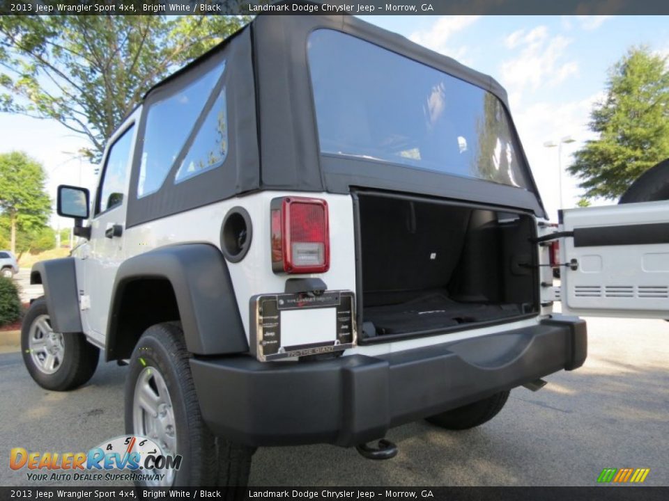 2013 Jeep Wrangler Sport 4x4 Bright White / Black Photo #8