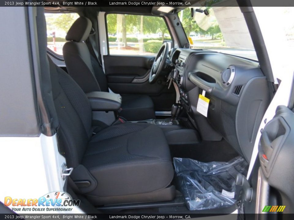 2013 Jeep Wrangler Sport 4x4 Bright White / Black Photo #9