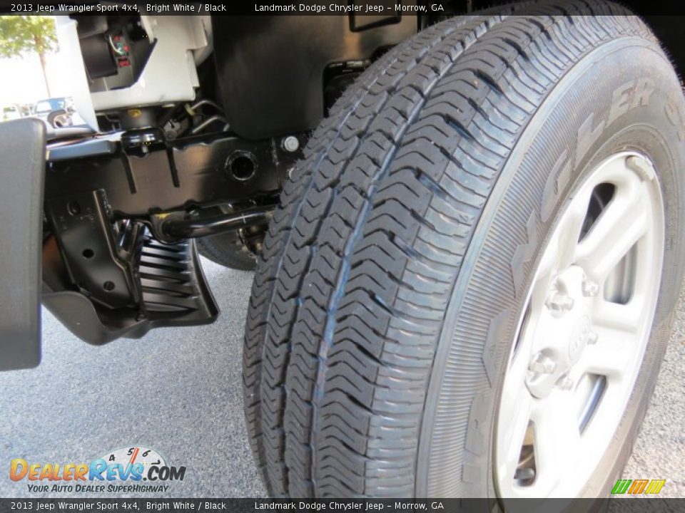 2013 Jeep Wrangler Sport 4x4 Bright White / Black Photo #12