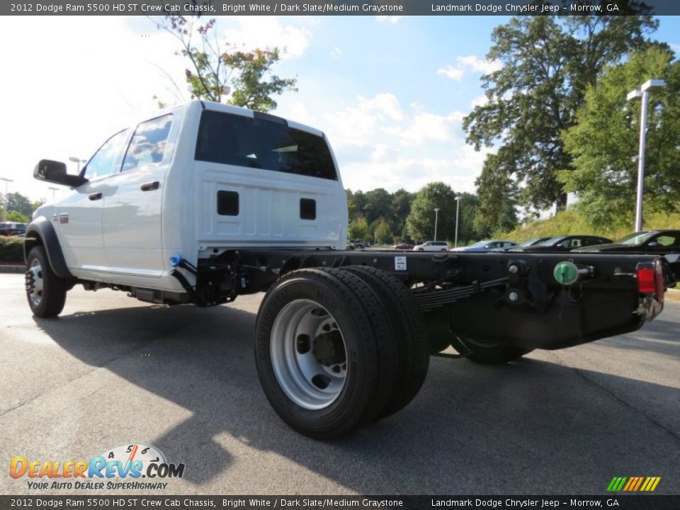 2012 Dodge Ram 5500 HD ST Crew Cab Chassis Bright White / Dark Slate/Medium Graystone Photo #2