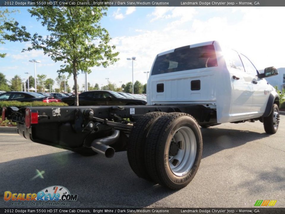 2012 Dodge Ram 5500 HD ST Crew Cab Chassis Bright White / Dark Slate/Medium Graystone Photo #3