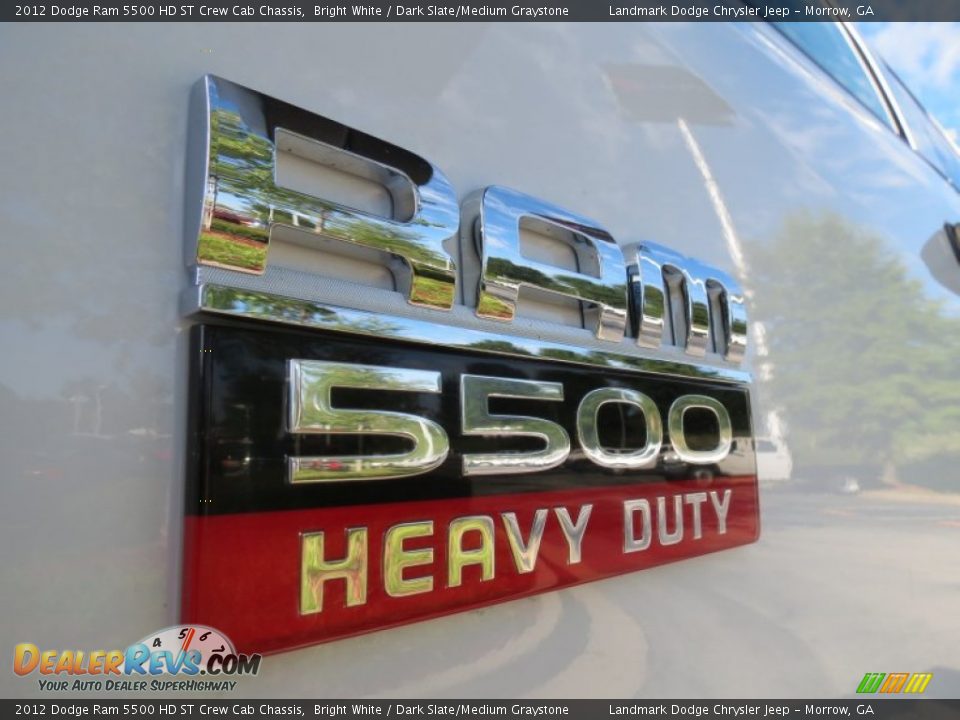 2012 Dodge Ram 5500 HD ST Crew Cab Chassis Bright White / Dark Slate/Medium Graystone Photo #6