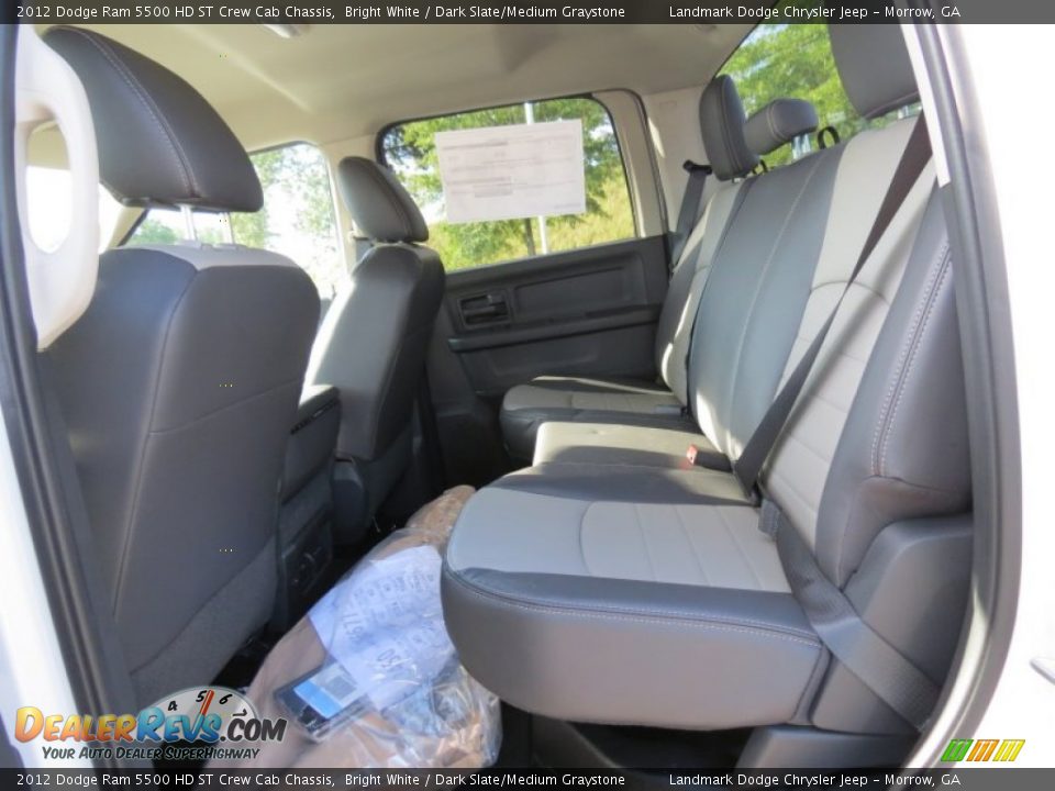2012 Dodge Ram 5500 HD ST Crew Cab Chassis Bright White / Dark Slate/Medium Graystone Photo #9