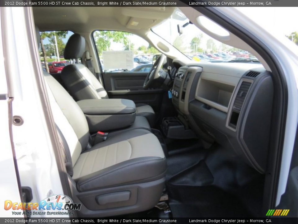 2012 Dodge Ram 5500 HD ST Crew Cab Chassis Bright White / Dark Slate/Medium Graystone Photo #10
