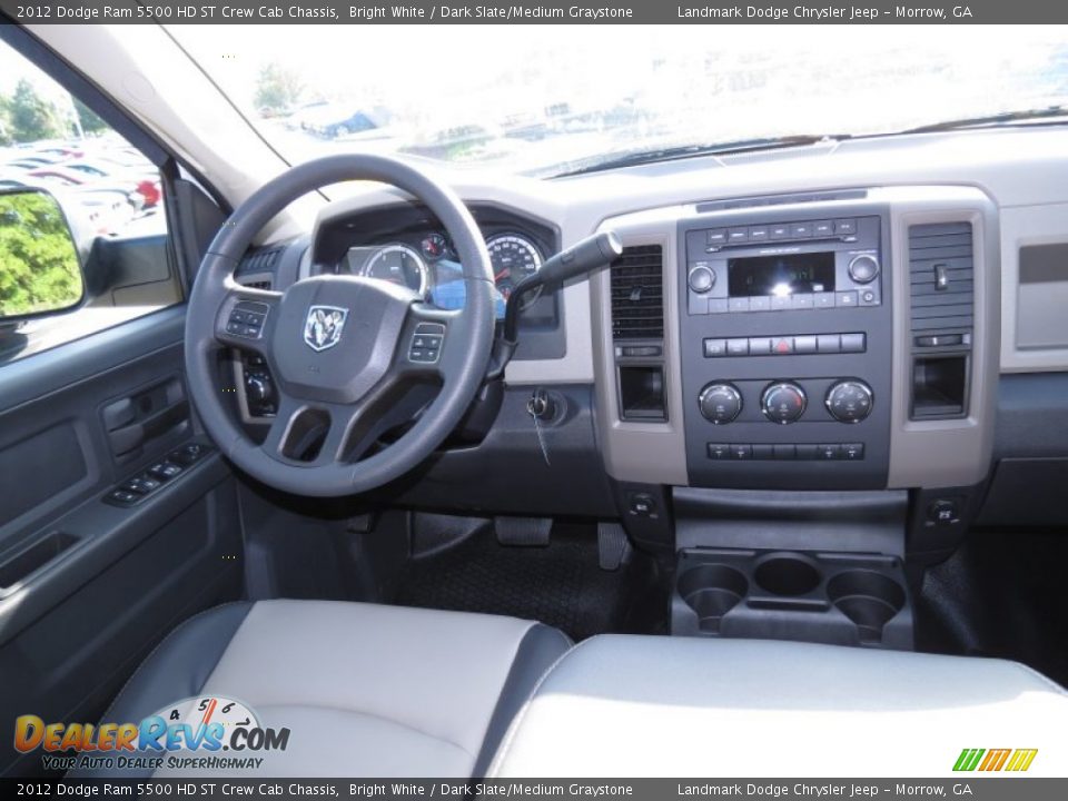 2012 Dodge Ram 5500 HD ST Crew Cab Chassis Bright White / Dark Slate/Medium Graystone Photo #11
