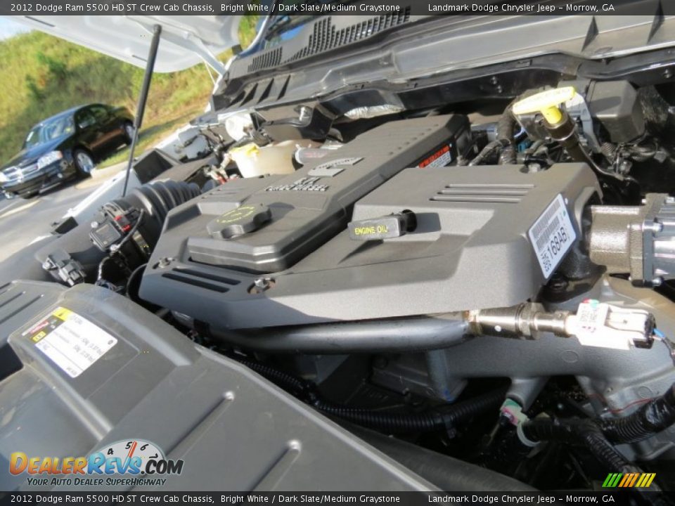 2012 Dodge Ram 5500 HD ST Crew Cab Chassis Bright White / Dark Slate/Medium Graystone Photo #12