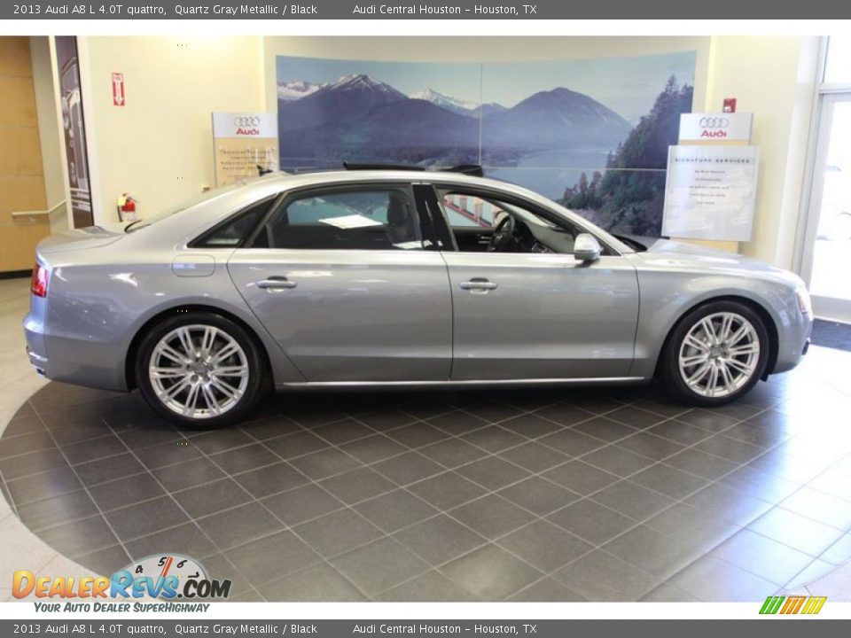 Quartz Gray Metallic 2013 Audi A8 L 4.0T quattro Photo #7