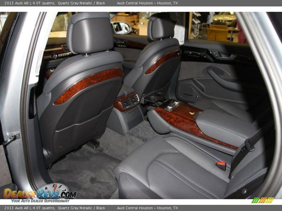 Rear Seat of 2013 Audi A8 L 4.0T quattro Photo #11