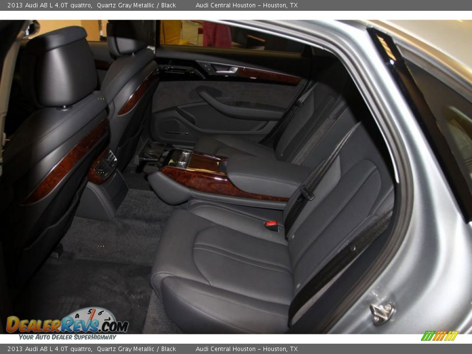 Rear Seat of 2013 Audi A8 L 4.0T quattro Photo #12