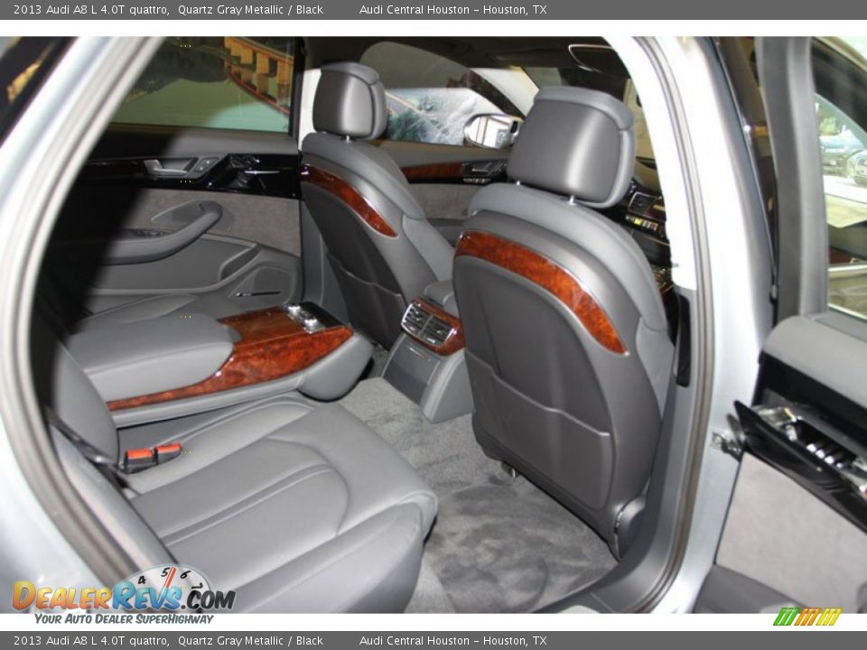 Rear Seat of 2013 Audi A8 L 4.0T quattro Photo #23