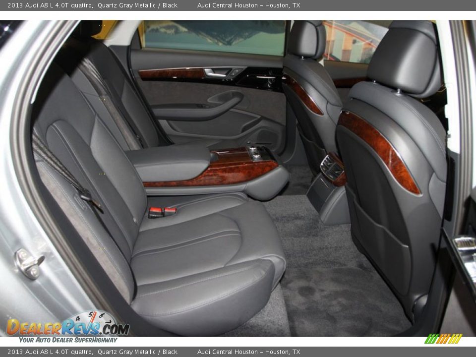 Rear Seat of 2013 Audi A8 L 4.0T quattro Photo #24