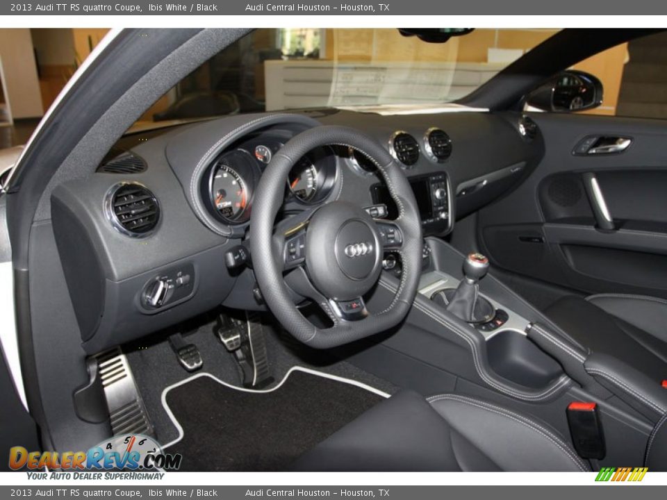 Black Interior - 2013 Audi TT RS quattro Coupe Photo #10