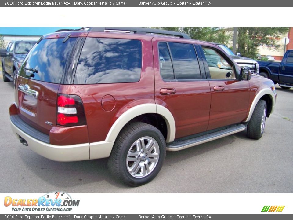 2010 Ford Explorer Eddie Bauer 4x4 Dark Copper Metallic / Camel Photo #5