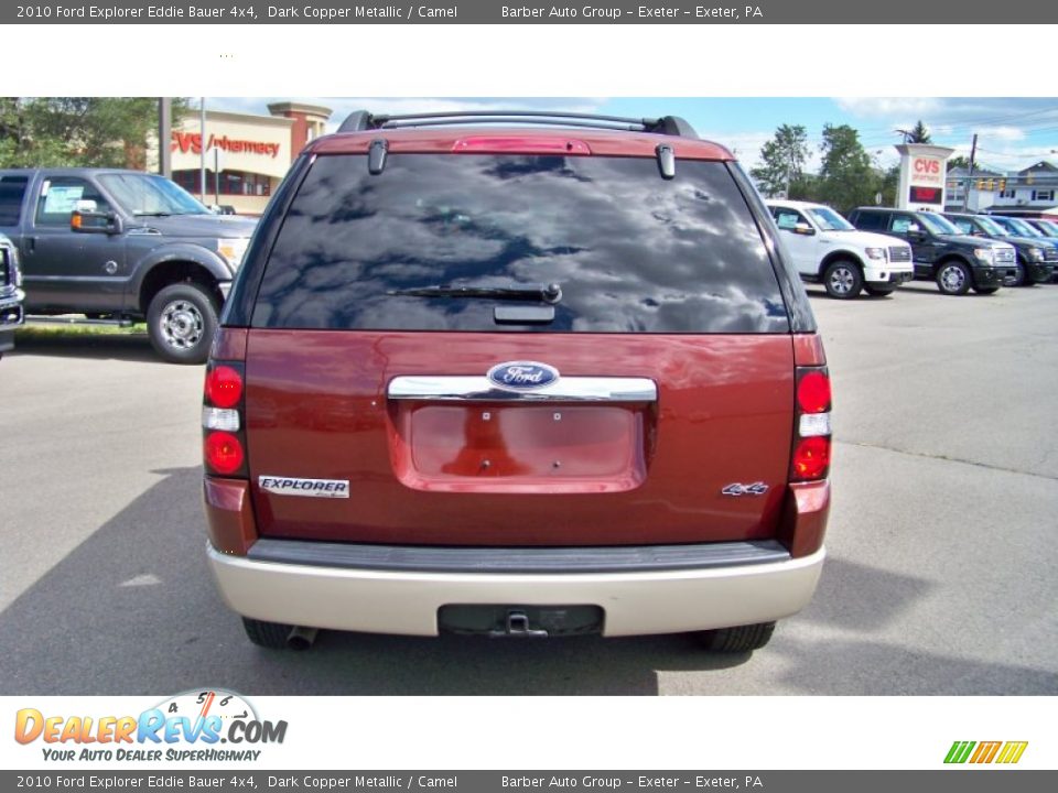 2010 Ford Explorer Eddie Bauer 4x4 Dark Copper Metallic / Camel Photo #6