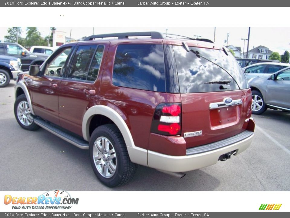 2010 Ford Explorer Eddie Bauer 4x4 Dark Copper Metallic / Camel Photo #7