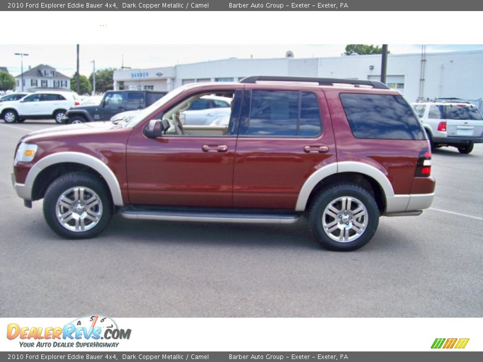 2010 Ford Explorer Eddie Bauer 4x4 Dark Copper Metallic / Camel Photo #8