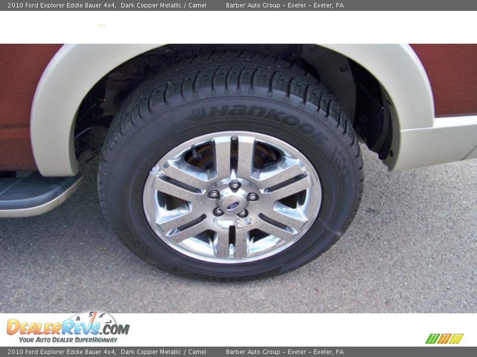 2010 Ford Explorer Eddie Bauer 4x4 Dark Copper Metallic / Camel Photo #9