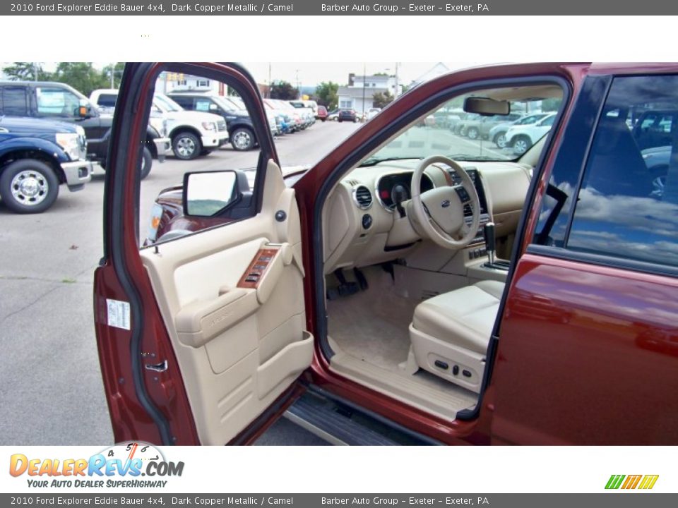 2010 Ford Explorer Eddie Bauer 4x4 Dark Copper Metallic / Camel Photo #11