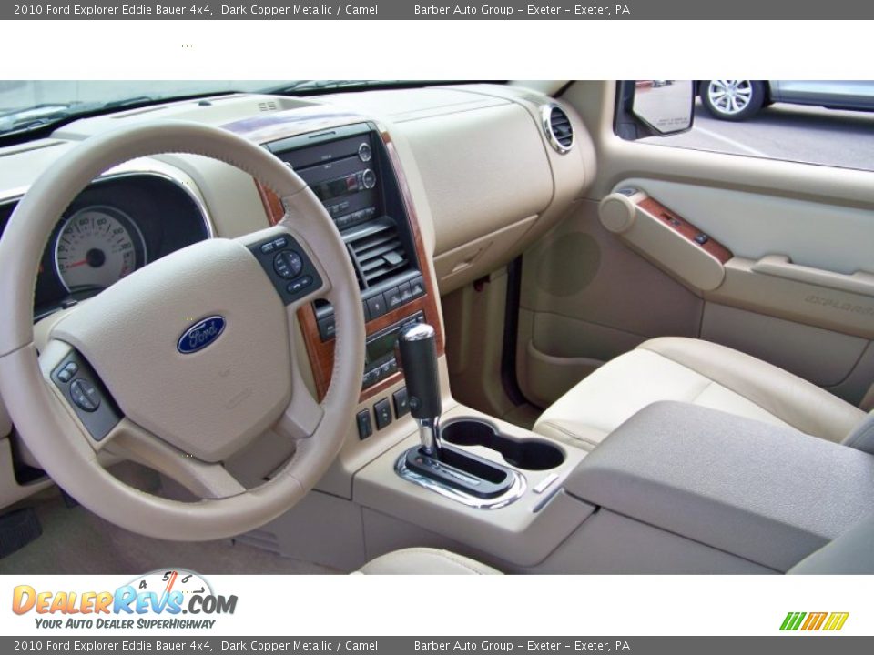 2010 Ford Explorer Eddie Bauer 4x4 Dark Copper Metallic / Camel Photo #13