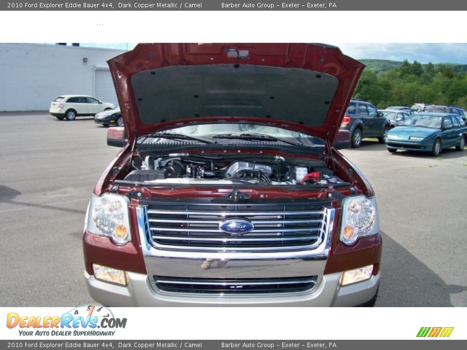 2010 Ford Explorer Eddie Bauer 4x4 Dark Copper Metallic / Camel Photo #25