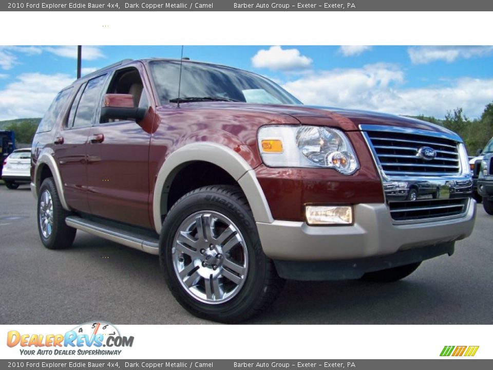 2010 Ford Explorer Eddie Bauer 4x4 Dark Copper Metallic / Camel Photo #27