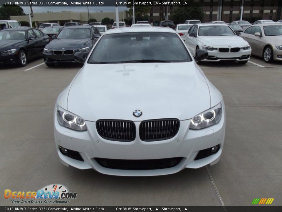 2013 BMW 3 Series 335i Convertible Alpine White / Black Photo #7