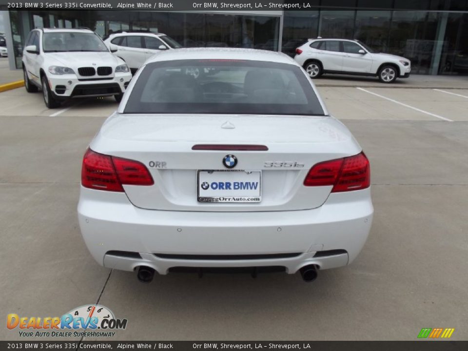 2013 BMW 3 Series 335i Convertible Alpine White / Black Photo #8