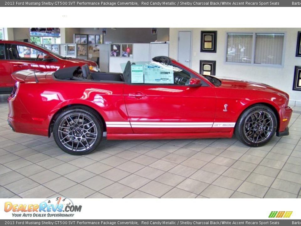 Red Candy Metallic 2013 Ford Mustang Shelby GT500 SVT Performance Package Convertible Photo #4