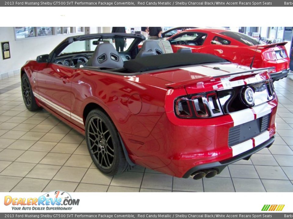 Red Candy Metallic 2013 Ford Mustang Shelby GT500 SVT Performance Package Convertible Photo #7