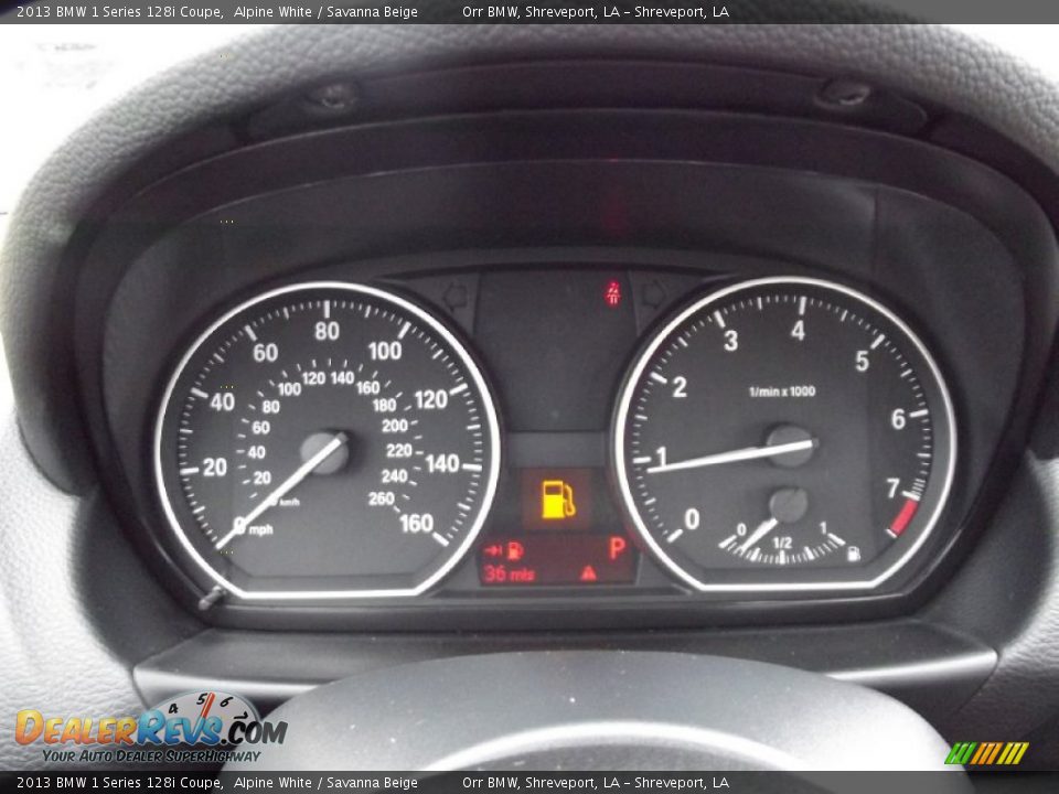 2013 BMW 1 Series 128i Coupe Gauges Photo #9