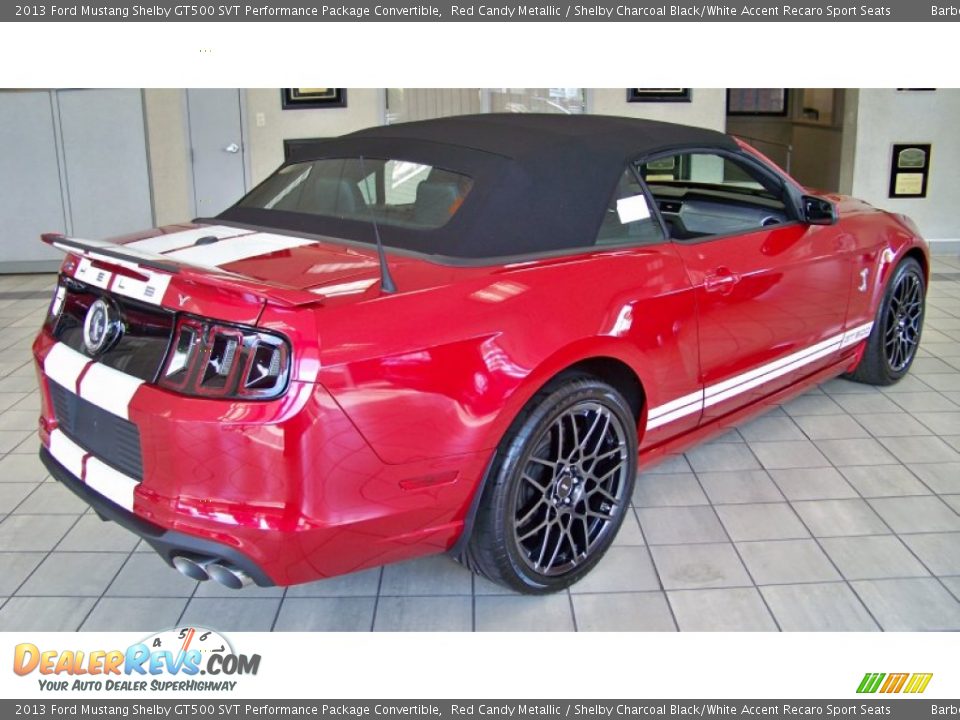 Red Candy Metallic 2013 Ford Mustang Shelby GT500 SVT Performance Package Convertible Photo #35