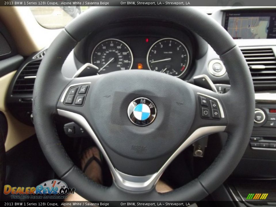 2013 BMW 1 Series 128i Coupe Steering Wheel Photo #10