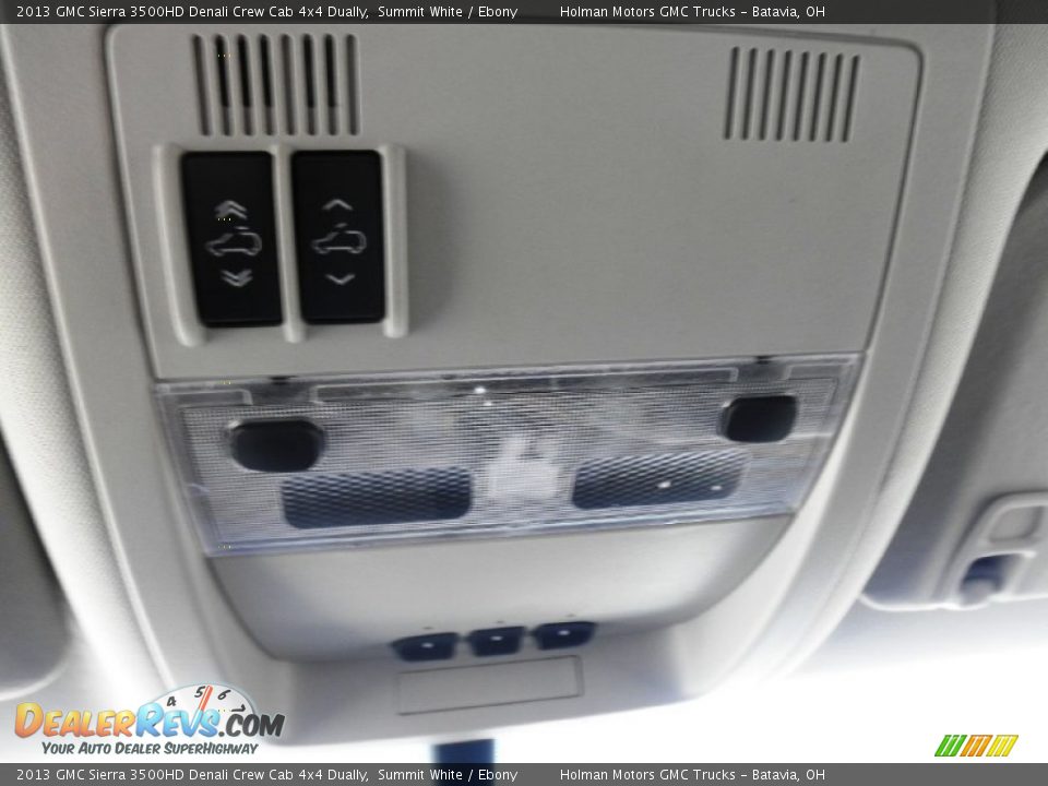 2013 GMC Sierra 3500HD Denali Crew Cab 4x4 Dually Summit White / Ebony Photo #13