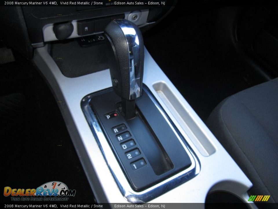 2008 Mercury Mariner V6 4WD Vivid Red Metallic / Stone Photo #21