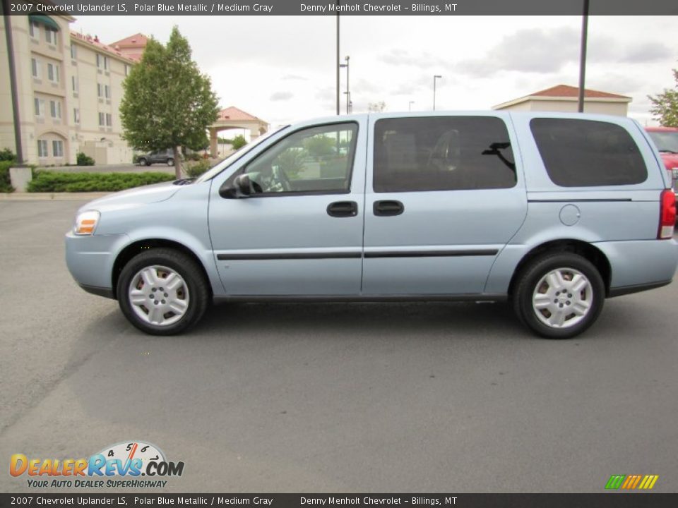 2007 Chevrolet Uplander LS Polar Blue Metallic / Medium Gray Photo #2