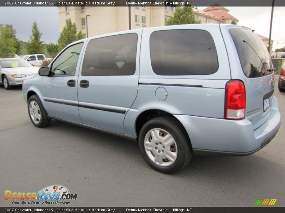 2007 Chevrolet Uplander LS Polar Blue Metallic / Medium Gray Photo #3