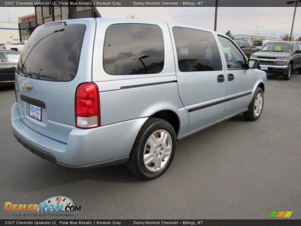 2007 Chevrolet Uplander LS Polar Blue Metallic / Medium Gray Photo #5