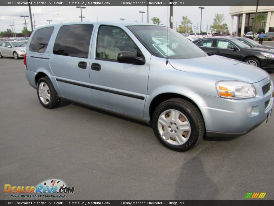 2007 Chevrolet Uplander LS Polar Blue Metallic / Medium Gray Photo #7