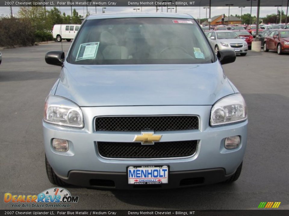 2007 Chevrolet Uplander LS Polar Blue Metallic / Medium Gray Photo #8