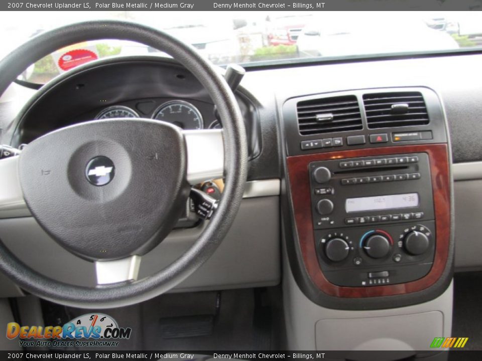 2007 Chevrolet Uplander LS Polar Blue Metallic / Medium Gray Photo #13